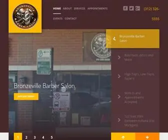 Bronzevillebarbersalon.com(Bronzeville Barber Salon) Screenshot