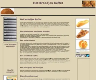 Broodjes-Buffet.nl(Het broodjes buffet) Screenshot