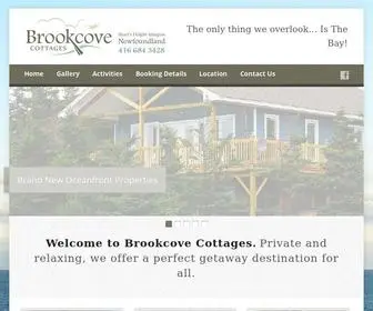 Brookcovecottages.ca(The only thing we overlook) Screenshot