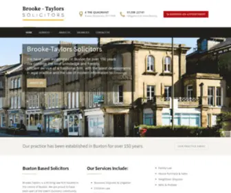 Brooke-Taylors.co.uk(Solicitors serving the High Peak and surroundings regarding) Screenshot