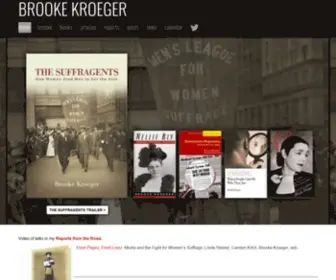 Brookekroeger.com(Brooke Kroeger) Screenshot