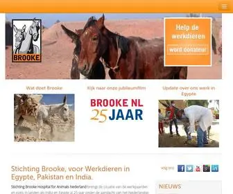 Brooke.nl(Stichting Brooke) Screenshot