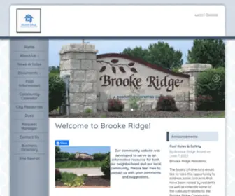 Brookeridgehoa.net(Brookeridgehoa) Screenshot