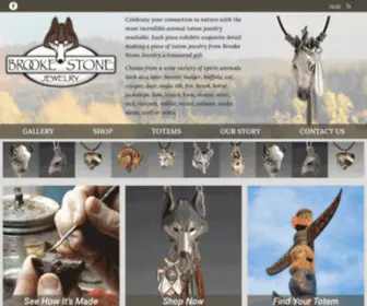 Brookestonejewelry.com(Handcrafted silver jewelry) Screenshot