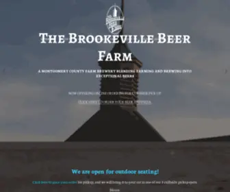 Brookevillebeerfarm.com(Brookeville Beer Farm) Screenshot