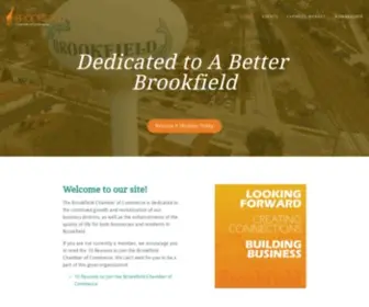 Brookfieldchamber.net(Brookfield Chamber of Commerce) Screenshot