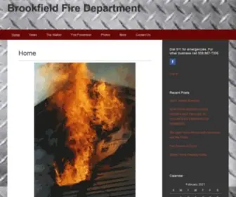 Brookfieldfd.com(Brookfield Fire Department) Screenshot