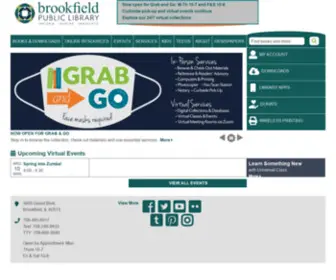 Brookfieldlibrary.info(Brookfield Public Library) Screenshot