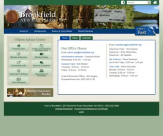 Brookfieldnh.org(Brookfield NH) Screenshot