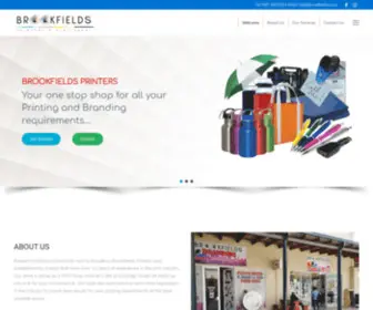 Brookfields.co.za(Print Shop) Screenshot