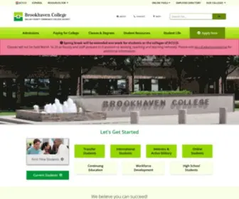 Brookhavencollege.edu(Dallas College) Screenshot