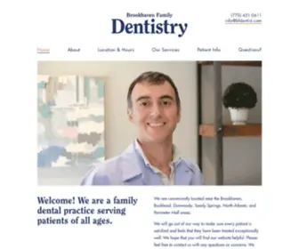 Brookhavenfamilydentistry.com(Brookhaven Family Dentistry) Screenshot