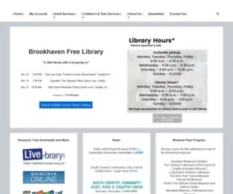 Brookhavenfreelibrary.org(Brookhavenfreelibrary) Screenshot