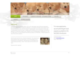 Brookhillgoldens.net(Brookhillgoldens) Screenshot