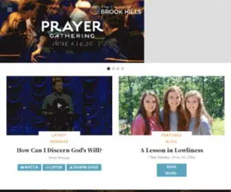 Brookhills.org(The Church at Brook Hills) Screenshot