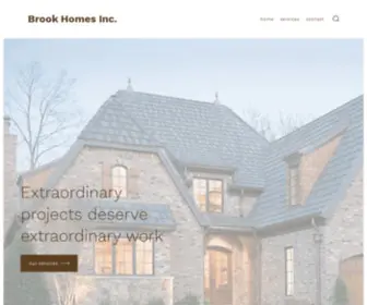 Brookhomes.ca(Brook Homes Inc) Screenshot