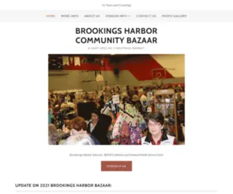 Brookingsharborbazaar.com(Christmas Bazaar Brookings Oregon) Screenshot