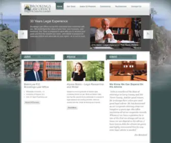 Brookingslawoffice.com(Brookings Law Office) Screenshot