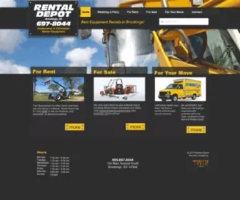 Brookingsrentaldepot.com(Brookings Rental Depot) Screenshot