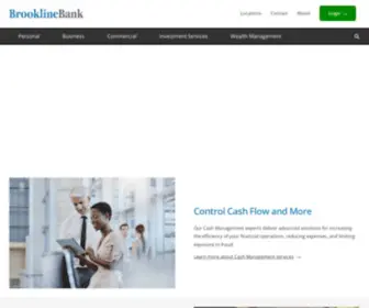 Brooklinebank.com(Brookline Bank) Screenshot