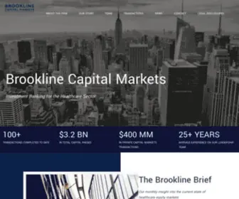 Brooklinecapmkts.com(Brookline Capital Markets) Screenshot