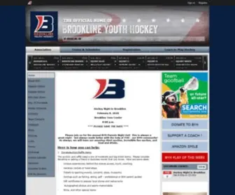 Brooklineyouthhockey.org(Hockey) Screenshot