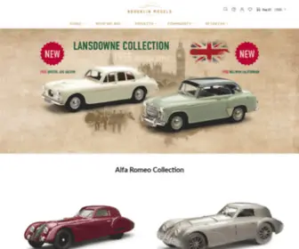 Brooklinmodels.com(Handmade White Metal Car Models) Screenshot