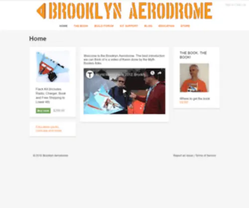 Brooklynaerodrome.com(Achieving the Unreasonable) Screenshot