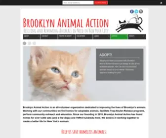 Brooklynanimalaction.org(Brooklyn Animal Action) Screenshot