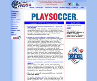 Brooklynayso.org(Brooklyn AYSO Region 473) Screenshot