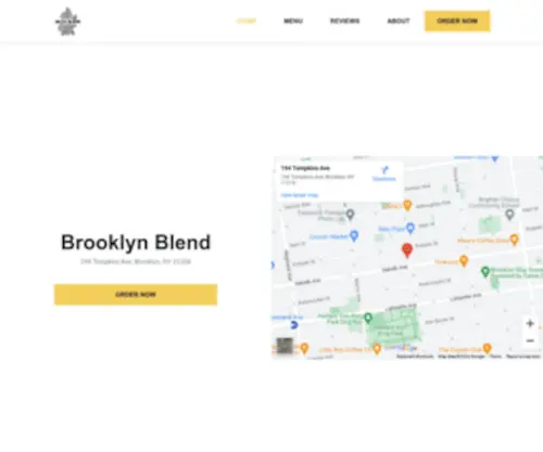 Brooklynblend.net(Brooklyn Blend) Screenshot
