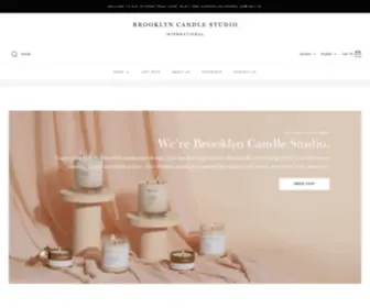 Brooklyncandlestudio.world(Brooklyn Candle Studio International Site) Screenshot