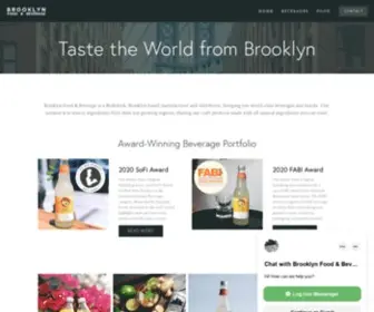 Brooklynfoodandbeverage.com(Brooklyn Food & Beverage) Screenshot