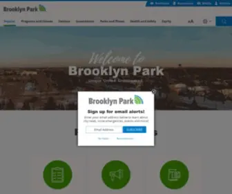 Brooklynpark.org(City of Brooklyn Park) Screenshot