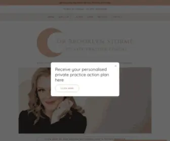 Brooklynstorme.com(I help women struggling to create a private practice) Screenshot