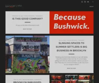 Brooklyntheborough.com(Brooklyn The Borough) Screenshot