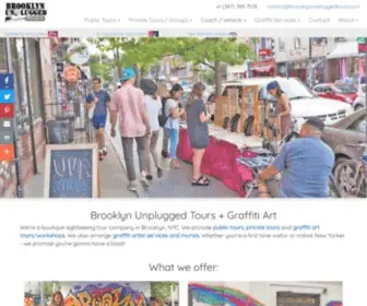Brooklynunpluggedtours.com(Public & private tours of Brooklyn (NYC)) Screenshot