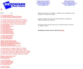 Brookmanstamps.com(Brookman Stamp Company) Screenshot