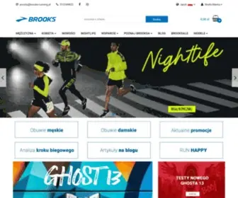 Brooks-Running.pl(Najlepsze buty biegowe na) Screenshot