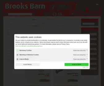 Brooksbarn.com(Contimex Company Ltd T/A Brooks Barn The company registration number) Screenshot