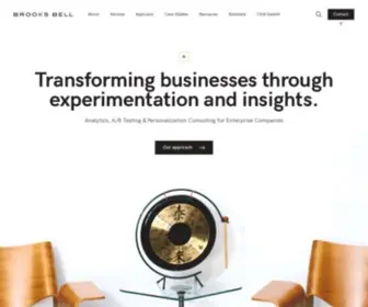 Brooksbell.com(A Leader in Website Optimization Services & Strategies) Screenshot