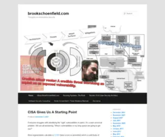 Brookschoenfield.com(Thoughts on Information Security) Screenshot