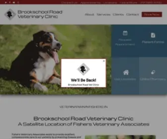 Brookschoolroadvetclinic.com(Veterinarian In Fishers) Screenshot