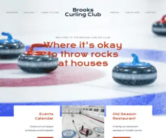 Brookscurlingclub.com(Brooks Curling Club) Screenshot