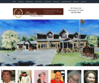 Brooksfh.com(Brooks Funeral Home) Screenshot