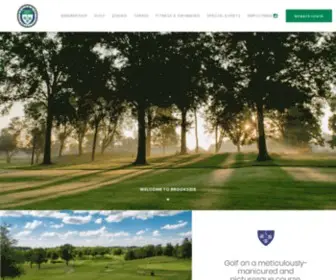 Brooksidecc.com(Brookside Country Club) Screenshot