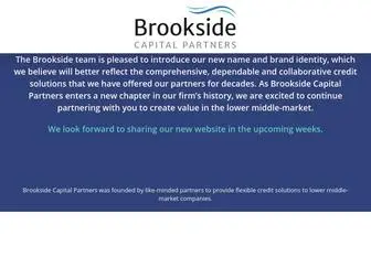 Brooksidecp.com(Brookside Capital Partners) Screenshot