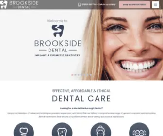 Brooksidedental.co.uk(Market Harborough Dentist) Screenshot