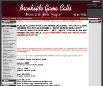 Brooksidegamecalls.com(Brookside Game Calls) Screenshot