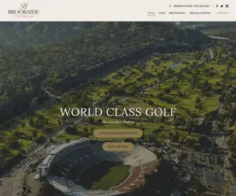Brooksidegc.com(Brookside Golf Club) Screenshot
